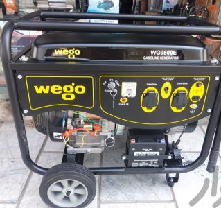 موتور برق 7کیلو وات بنزینی استارتی ویگو مدل WG9500E