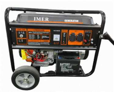 موتور برق بنزینی 6 کیلو وات استارتی ایمر IMER مدل LT8000EB